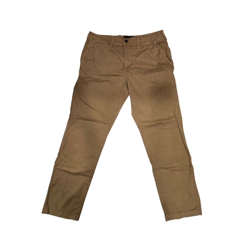 American Eagle Outfitters Men's Khaki Chino Pants 33x30‎ Next Level Flex Slim...